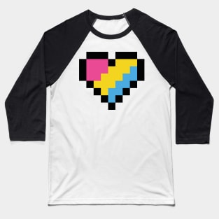 Pansexual heart Baseball T-Shirt